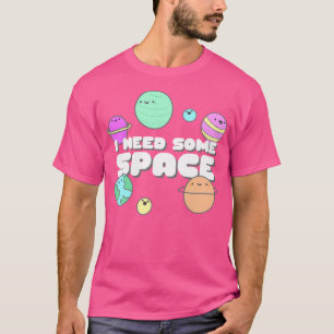 T-shirt Kawaii J'Ai Besoin D'Espace