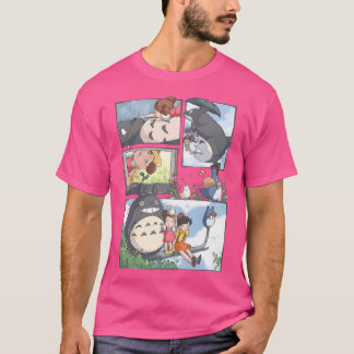 T-shirt Kawaii Jote Art Monster Go -Ghiblis- Vol Away