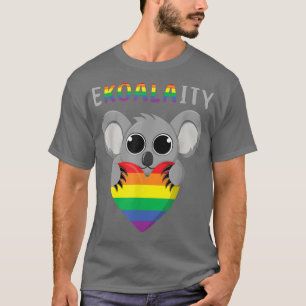 T-shirt Kawaii Koala Bear Gay pride arc-en-ciel LGBTQ LGBT