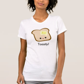 T-shirt Kawaii mignon Toasty ! Dames de pain grillé et de