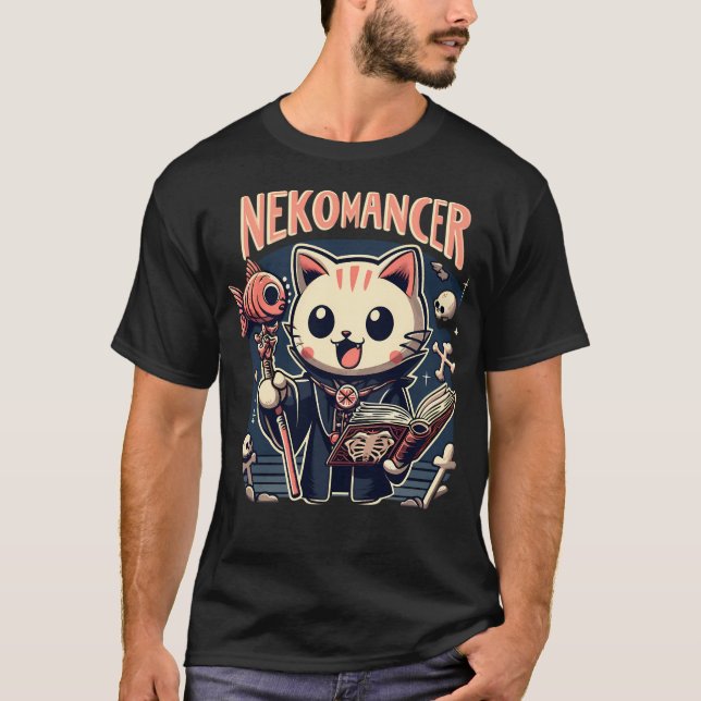 T-shirt Kawaii Nekomancer (Devant)