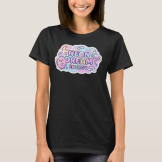 T-shirt Kawaii Neon Dream Energy - Pastel Aesthetic