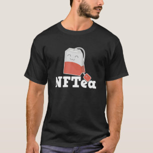 T-shirt Kawaii NFT Pun Nftea Sac de thé Cryptomonnaie Drôl