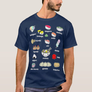 T-shirt Kawaii Nourriture japonaise Japon Lover Sushi Rame