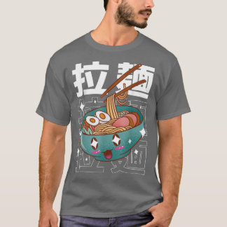 T-shirt Kawaii Ramen Bowl nouilles japonaises mignonnes Gr