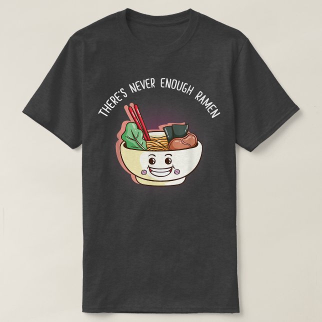 T-shirt Kawaii Ramen Japonais Anime Noodles mignonnes Japo (Design devant)