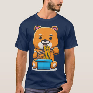 T-shirt Kawaii Ramen mignon Anime Corgi Chien Funny647