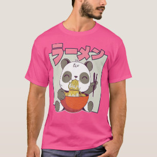T-shirt Kawaii Ramen Panda - Otaku Anime Manga750