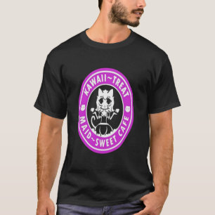 T-shirt kawaii- traiter la bonne- café sucré 