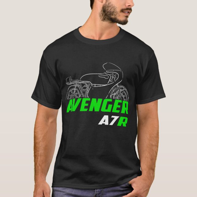 T-shirt Kawasaki A7R 1967-1971 (Devant)