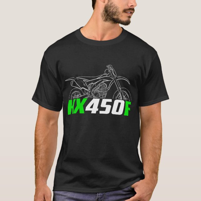 T-shirt Kawasaki KX450F 2016-2018 (Devant)