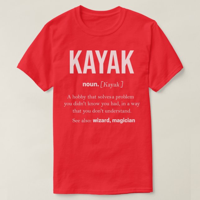 T-shirt Kayak 8 (Design devant)