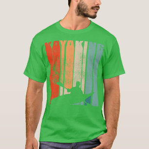 T-shirt Kayak Canoë Retro 3
