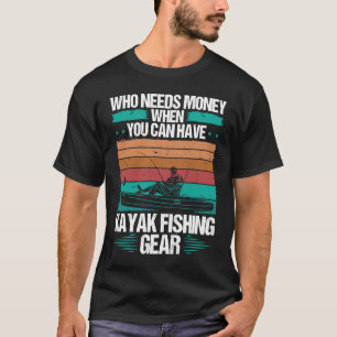 T-shirt Kayak Engin de pêche Kayak Essentials pour Kayakfi