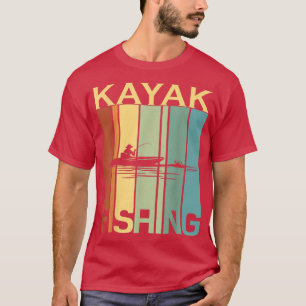 T-shirt Kayak Fishing est pour les hommes et les femmes Vi
