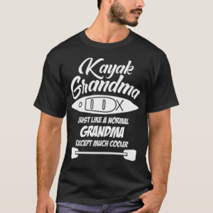 T-shirt Kayak Grandma Rower Paddle Rowing drôle cheval