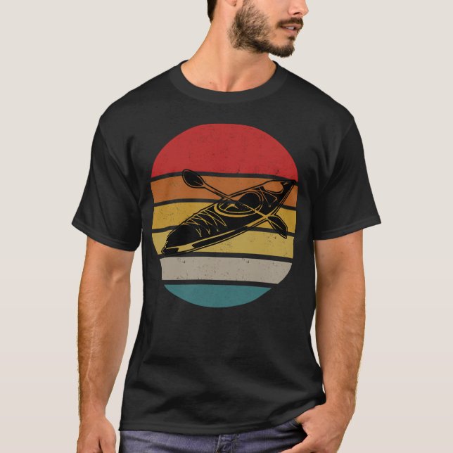 T-shirt Kayak Retro (Devant)