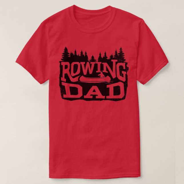 T-shirt Kayak Rowing Dad (Design devant)