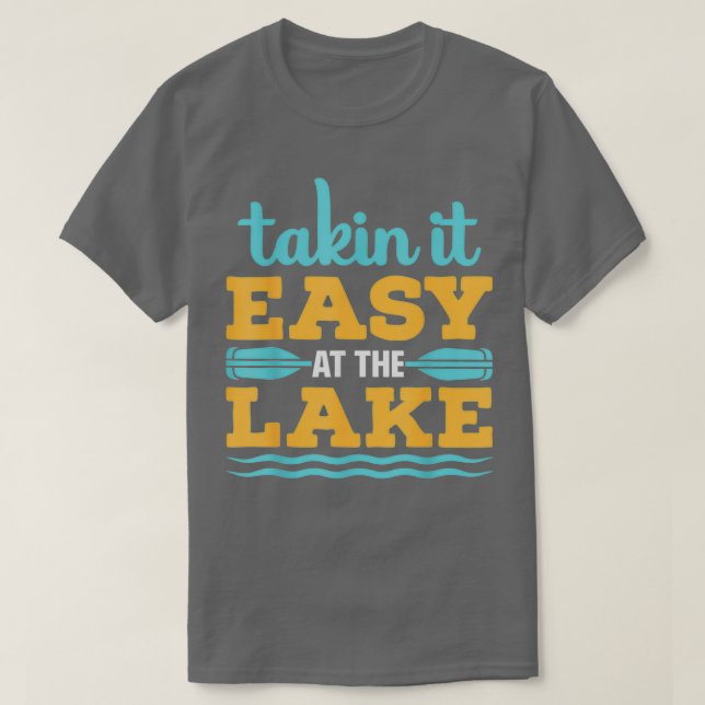 T-shirt Kayak Sur Le Lac Citer Drôle Kayak Sayings (Design devant)