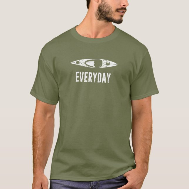 T-shirt Kayak tous les jours (Devant)