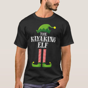 T-shirt Kayaking Elf Correspondant Famille Groupe Noël