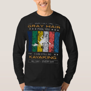 T-shirt Kayaking Enthousiast Teast - Cheveux gris, Rapids
