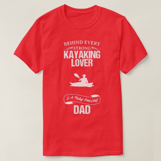 T-shirt Kayaking Lover Étonnant Papa Drôle Design Pour Cad (Design devant)