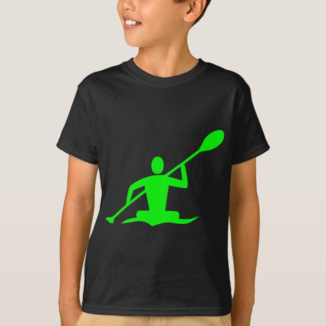 T-shirt Kayaking - vert (Devant)