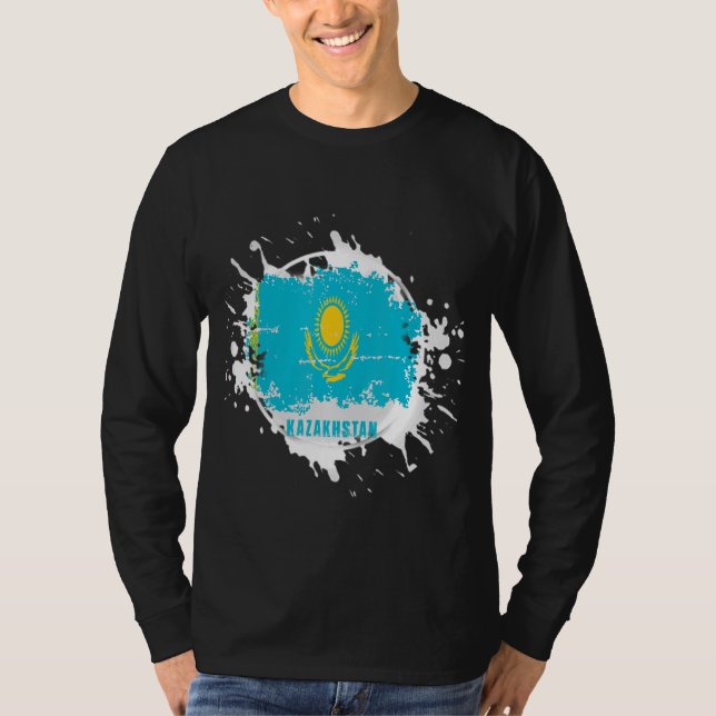 T-shirt Kazakhstan Splash (Devant)