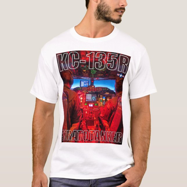 T-SHIRT KC-135R STRATOTANKER COCKPIT (Devant)