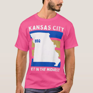 T-shirt KCMO, Amoureux du Midwest, Missouri Hometown BBQ M