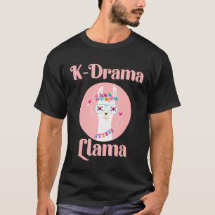 T-shirt Kdrama dramatique Llama Drapeau sud-coréen Kdrama 