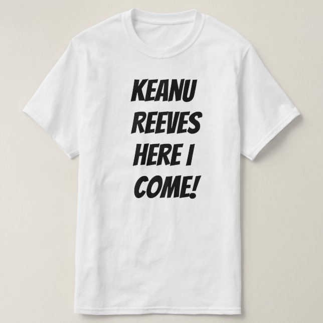 T-shirt Keanu Reeves (Design devant)