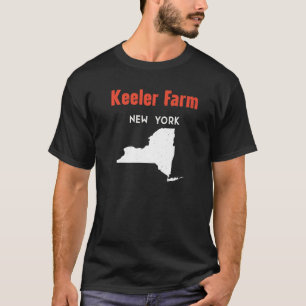 T-shirt Keeler Farm New York États-Unis Amérique Voyage Ne