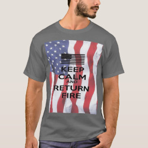 T-SHIRT KEEP CALM AND RETURN FIRE (2)