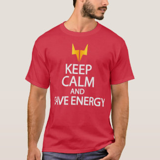 T-shirt keep calm and save energy