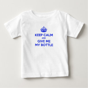 T-Shirt Keep Calm Bottle English