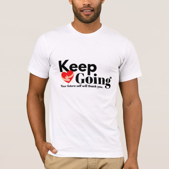 T-shirt Keep Going (Devant)