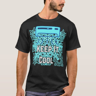 T-shirt Keep It Cool Aesthetic Typography Design | Chill V
