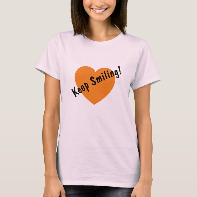 T-shirt Keep Smiling (Devant)
