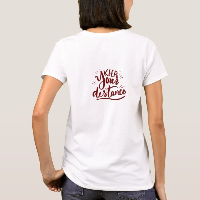 T-shirt "Keep Your Distance" (Dos)