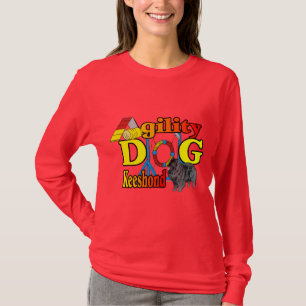 T-shirt Keeshond cadeaux d'agilité