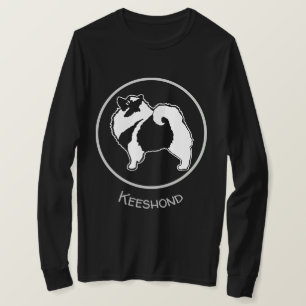 T-shirt Keeshond Graphics - Cute Original Chig Art