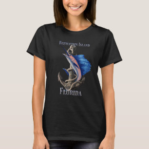 T-shirt Keewaydin Island Floride Espadon Marlin Océan Fi