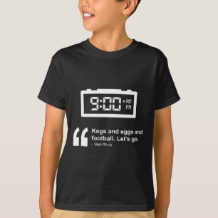 T-shirt Kegs Et Oeufs Et Football