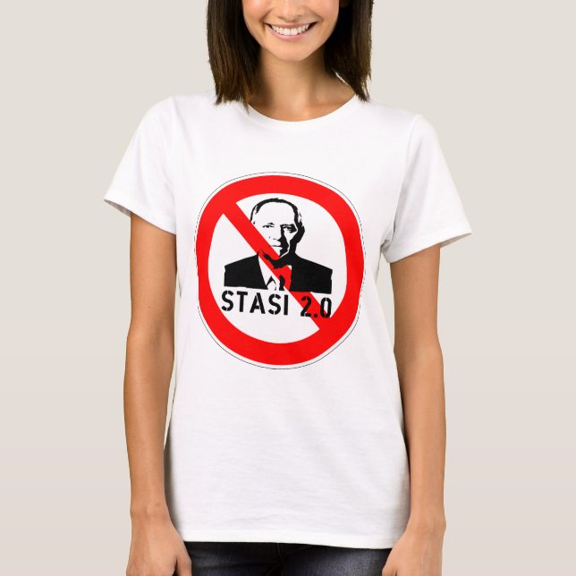 T-shirt Keine Stasi 2,0 (Devant)