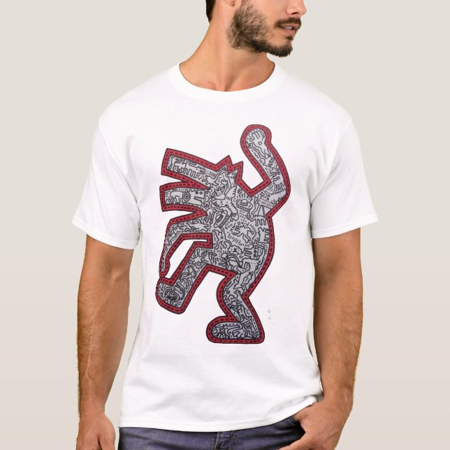 T-shirt Keith Haringheart (Devant)