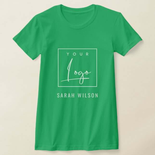 T-shirt Kelly Green Business Ajoutez Votre Logo Avec Le No (Poser)