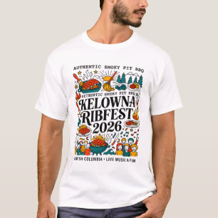 T-shirt Kelowna Ribfest 2026 Festival de la Colombie-Brita