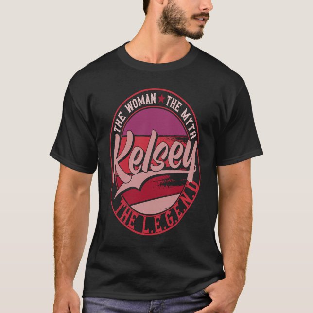 T-shirt Kelsey la dame du mythe la légende (Devant)